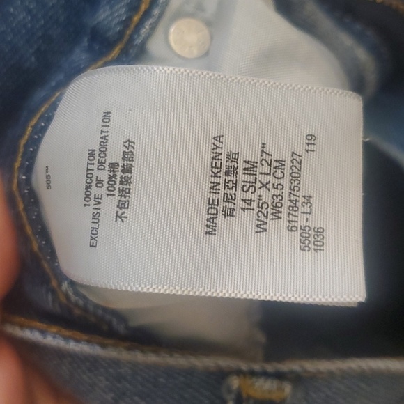 Boys Denim Blue Levi's - Picture 12 of 13